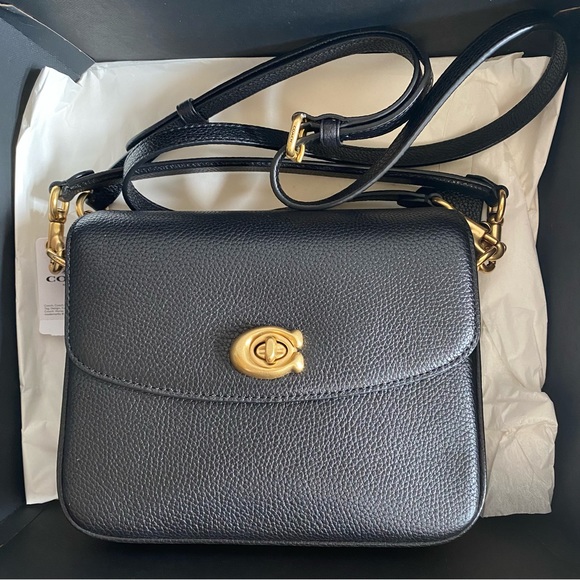 NWT Coach Cassie Crossbody 19 in Black - Picture 1 of 12